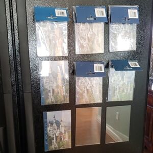 Clear Acrylic Magnetic Photo Frame Set Of 9 - (NWT: 5 & Pre-used: 4)